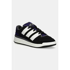 adidas Originals sneakers din piele intoarsă Forum2000 barbati, culoarea negru, JI3278 imagine