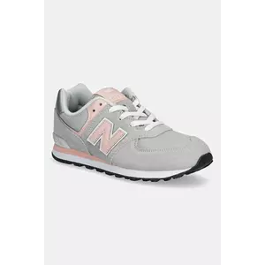 New Balance sneakers 574 culoarea gri, PC574EVK imagine