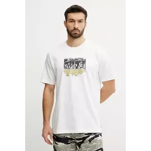 adidas Originals tricou Q12 TS Crowd barbati, culoarea alb, cu imprimeu, JP2668 imagine