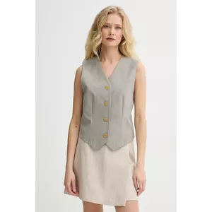 By Malene Birger vesta OCCA culoarea gri, un singur rand de nasturi, 103012 imagine
