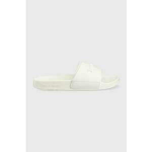 Juicy Couture papuci BREANNA EMBOSSED femei, culoarea alb JCAY121047 imagine