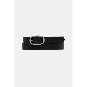 Levi's curea de piele femei, culoarea negru, 002G7-0001 imagine