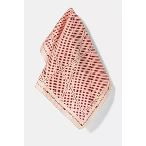 Elisabetta Franchi eșarfă de mătase femei, culoarea roz, cu imprimeu, FO06F52E2 imagine