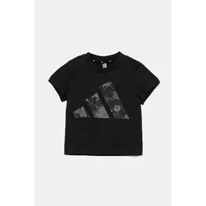 adidas tricou de bumbac pentru copii culoarea negru, JC7510 imagine