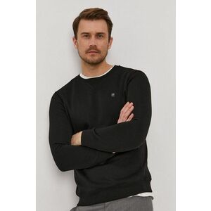 G-Star bluză bărbați, culoarea negru, uni imagine