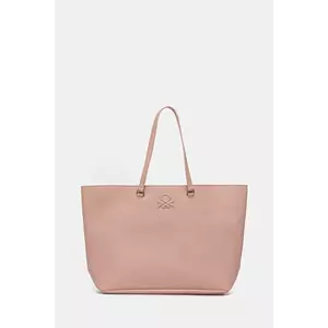 United Colors of Benetton geantă culoarea roz, 618UDY06W imagine