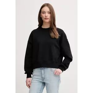 United Colors of Benetton hanorac de bumbac femei, culoarea negru, cu imprimeu, 3UNID109A imagine