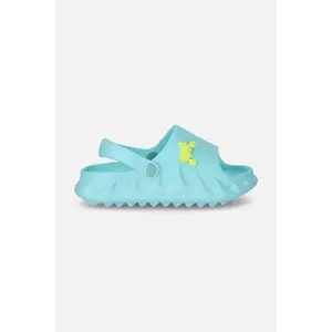 Coccodrillo șlapi copii culoarea turcoaz, SHOES BOY imagine