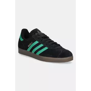 adidas Originals sneakers din piele intoarsă Gazelle bărbați, culoarea negru, JH5394 imagine