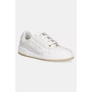 Elisabetta Franchi sneakers din piele femei, culoarea alb, SA48G51E2 imagine