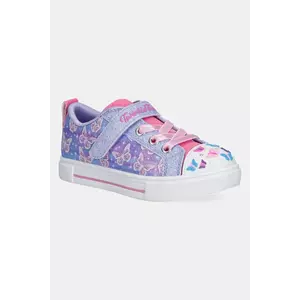 Skechers teniși copii TWINKLE SPARKS culoarea violet, 314813N imagine
