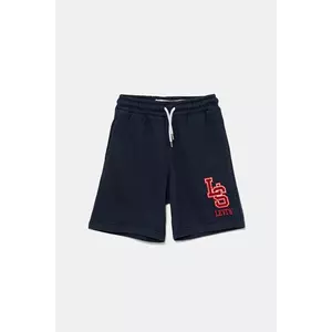 Levi's pantaloni scurți copii MONOGRAM SHORTS culoarea albastru marin, 9EM368 imagine