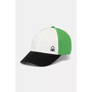 United Colors of Benetton șapcă culoarea alb, uni, 6L1ECA025 imagine