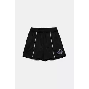 Fila pantaloni scurți copii LUSTADT culoarea negru, cu imprimeu, talie reglabila, FAT0637 imagine
