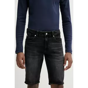 Tommy Jeans pantaloni scurți jeans barbati, culoarea negru, DM0DM20945 imagine