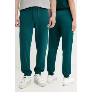 Converse pantaloni de trening culoarea verde, uni, 10026982-A08 imagine