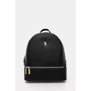 U.S. Polo Assn. rucsac Jones femei, culoarea negru, mic, uni, BEUJE8653WVP imagine