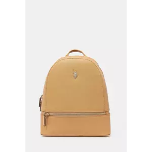U.S. Polo Assn. rucsac Jones femei, culoarea maro, mic, uni, BEUJE8653WVP imagine