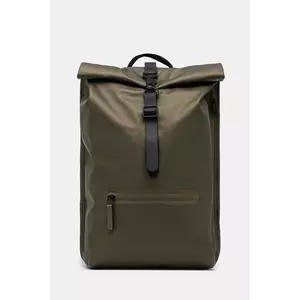 Rains rucsac Rolltop Rucksack W3 culoarea verde, mare, uni, 13320 imagine
