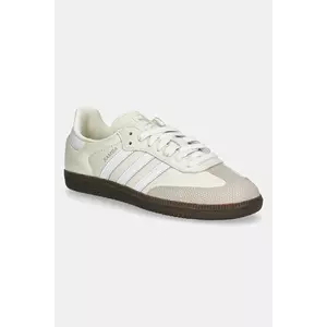 adidas Originals sneakers Samba OG W femei, culoarea bej, JR8166 imagine
