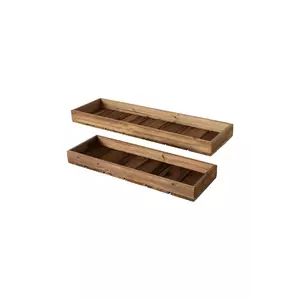 Boltze set de tăvi Umbria 2-pack culoarea bej imagine