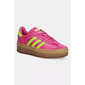 adidas Originals sneakers Gazelle Bold W femei, culoarea roz, JI2705 imagine