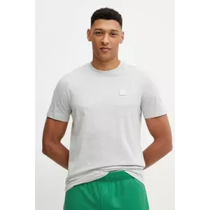 Puma tricou din bumbac ESS ELEVATED bărbați, culoarea gri, melanj, 684726 imagine