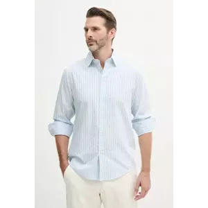 United Colors of Benetton cămașă din bumbac bărbați, cu guler clasic, regular, 5Y73UQ05T imagine