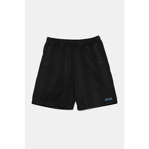 Fila pantaloni scurți copii IGGINGEN culoarea negru, talie reglabila, FAT0671 imagine