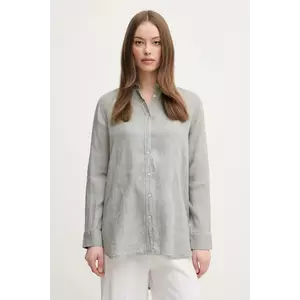 United Colors of Benetton camasa de in culoarea verde, cu guler clasic, regular imagine