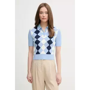 United Colors of Benetton tricou polo femei, 124ME3019 imagine