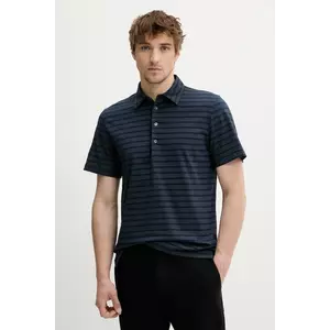 BARENA VENEZIA tricou polo barbati, culoarea albastru marin, modelator imagine