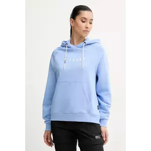 Picture hanorac de bumbac Quenar femei, cu glugă, cu imprimeu, WSW0362 imagine