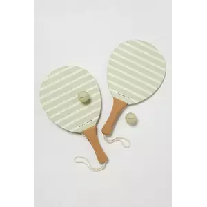 SunnyLife set de palete și mingi de plajă Paddles La Palma culoarea verde imagine