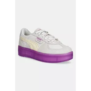 Puma sneakers Palermo Elevata Xtra Wns femei, culoarea gri, 401285 imagine