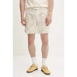 Tommy Jeans pantaloni scurți din bumbac bărbați, culoarea bej, DM0DM21947 imagine