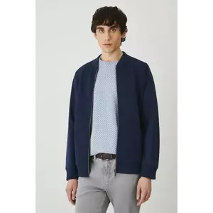 Medicine bluza barbati, culoarea albastru marin, neted imagine