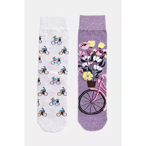 Medicine ciorapi de bumbac 2-pack femei imagine