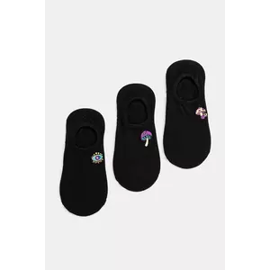 Medicine ciorapi de bumbac 3-pack femei, culoarea negru imagine