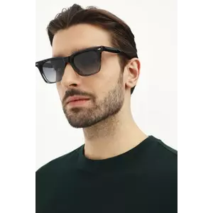 Medicine ochelari de soare barbati, culoarea negru imagine