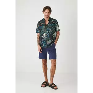 Medicine camasa din amestec de in barbati, cu guler clasic, regular imagine