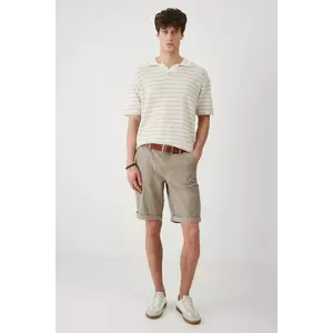 Medicine tricou polo barbati, culoarea bej, modelator imagine