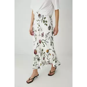 Medicine fusta culoarea alb, maxi, evazati imagine