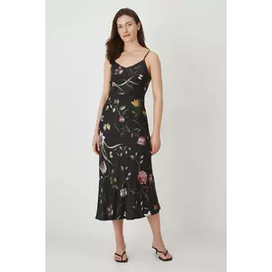 Medicine rochie culoarea negru, midi, mulată imagine