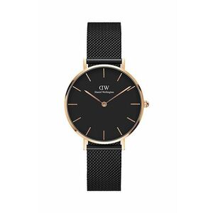 Daniel Wellington ceas Petite 32 Ashfield femei, culoarea negru imagine