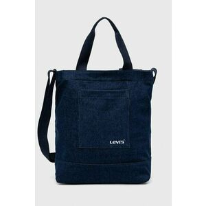 Levi's geanta de bumbac culoarea albastru marin imagine