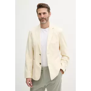 United Colors of Benetton blazer din amestec de in culoarea bej imagine