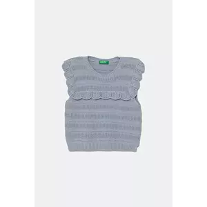 United Colors of Benetton vestă din bumbac pentru copii 1077G100V imagine