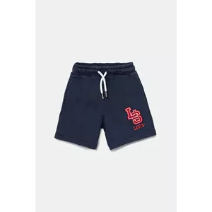 Levi's pantaloni scurți copii MONOGRAM SHORTS culoarea albastru marin, 8EM368 imagine
