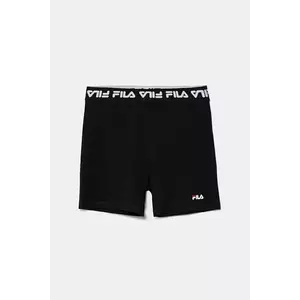 Fila pantaloni scurți copii LOHRA culoarea negru, cu imprimeu, FAT0657 imagine